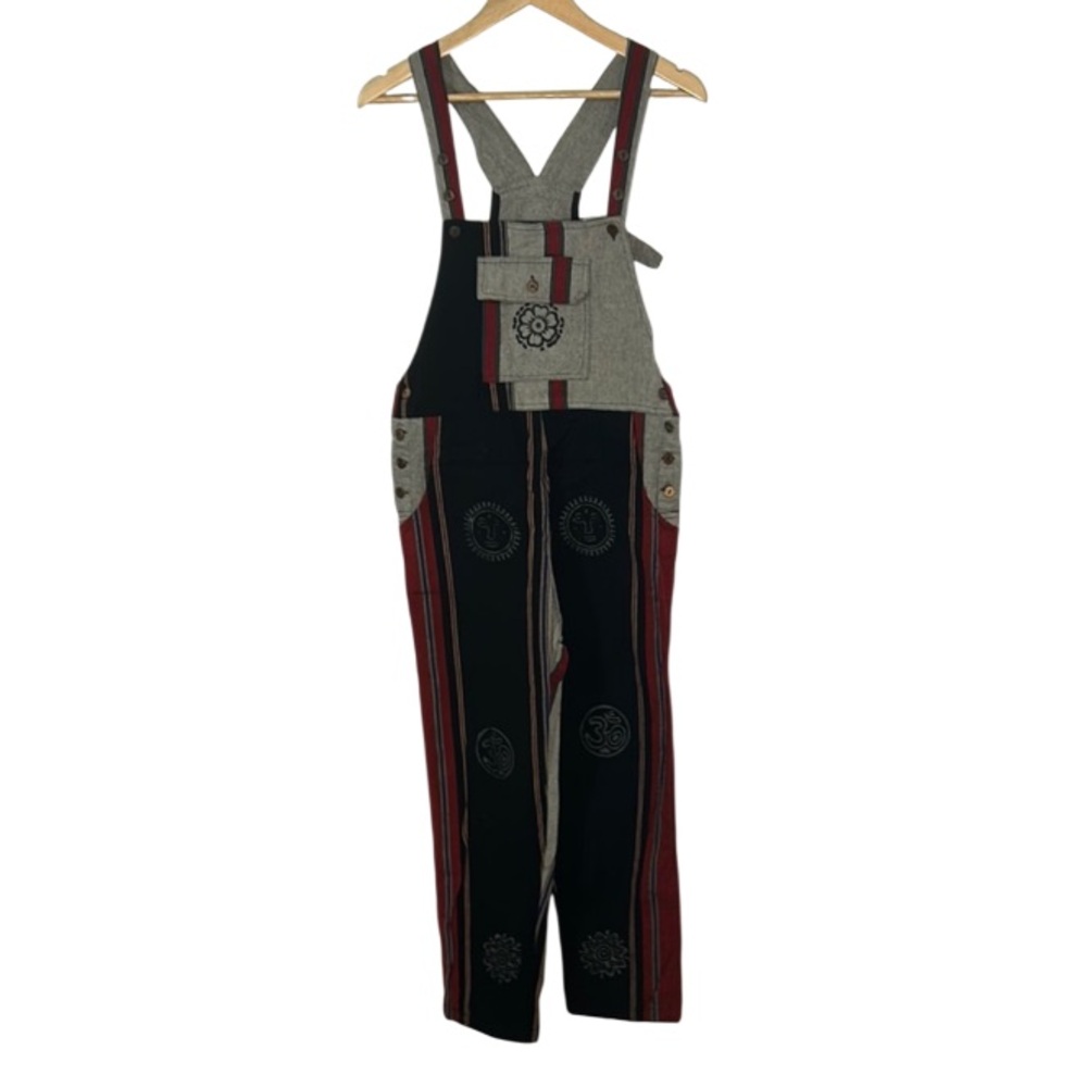 Printed Boho Cloth Overalls Size Small